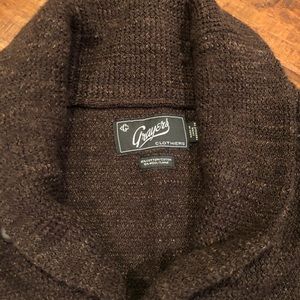 Grayers Avalon Shawl Cardigan Chocolate Large